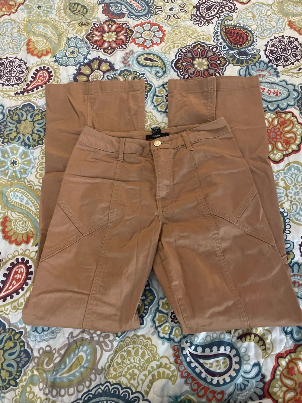 Forever 21 Brown Utility Cargo Pants